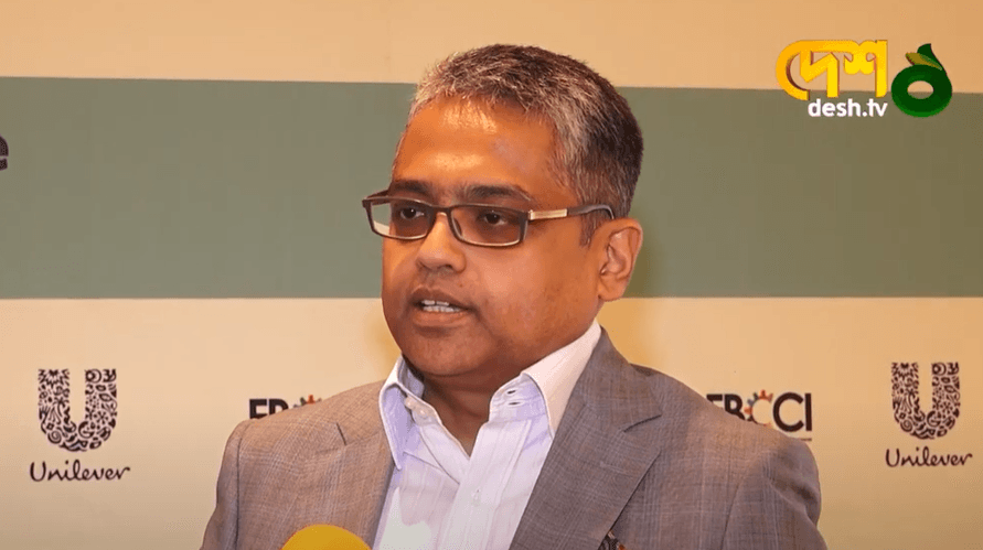 Zaved Akhtar being interviewed